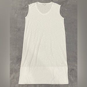 James Perse Light Weight White Tunic Dress Size 1 NWOT
